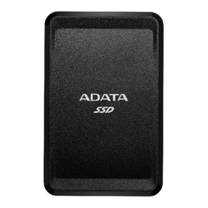 Picture of ADATA SC685 1TB External SSD, USB-C (USB-A Adapter), 3D NAND, Windows/Mac/Android Compatible, Black
