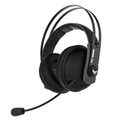 Picture of Asus Gaming H7 Wireless Gaming Headset, 53mm Drivers, 15+ Hour Battery Life, Pressure-reducing Cushion, Touch Controls, Gun Metal