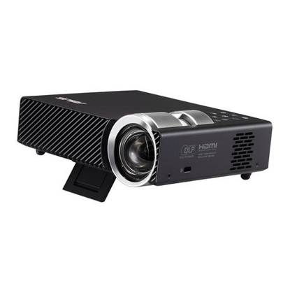 Picture of Asus B1MR Portable DLP LED Projector, 1280 x 800, 16:9, HDMI, VGA, SD Card, 900 Lumens, 3D Ready, Wireless Projection Ready