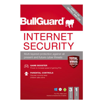 Picture of Bullguard Internet Security 2021 Retail 10 Pack - 10 x 3 User Licences - 1 Year - Pack, PC, Mac & Android