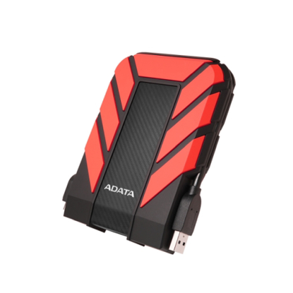 Picture of ADATA 1TB HD710 Pro Rugged External Hard Drive, 2.5", USB 3.1, IP68 Water/Dust Proof, Shock Proof, Red