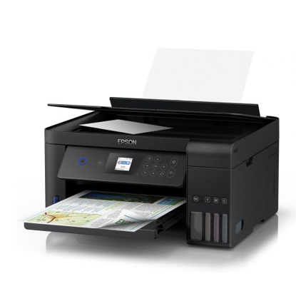 Picture of Epson ET-2750 EcoTank 3-in-1 Wireless/USB Inkjet Printer, Print/Scan/Copy, LCD Screen, Auto Double-Sided Printing, Ultra-Low-Cost Printing