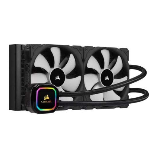 Picture of Corsair iCUE H115i RGB PRO XT 280mm Liquid CPU Cooler, 2 x 14cm PWM Fans, 16 RGB LEDs