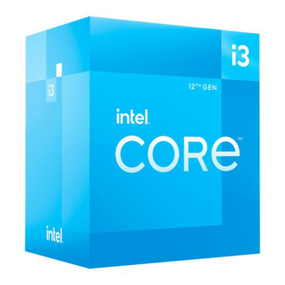 Picture of Intel Core i3-12100 CPU, 1700, 3.3 GHz (4.3 Turbo), Quad Core, 60W, 12MB Cache, Alder Lake