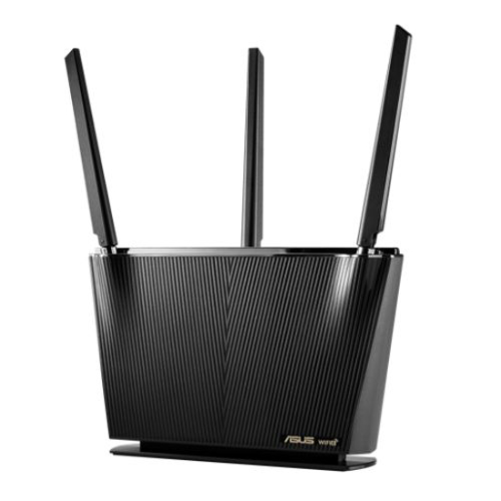 Picture of Asus (RT-AX68U) AX2700 (1802+861Mbps) Wireless Dual Band Wi-Fi 6 Router, MU-MIMO & OFDMA, 802.11ax, AiMesh Compatible, AiProtection Pro Security