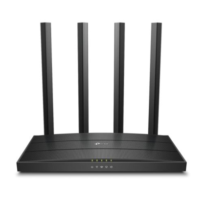 Picture of TP-LINK (Archer C6), AC1200 (867+300) Wireless Dual Band GB Cable Router, 4-Port, MU-MIMO, Access Point Mode