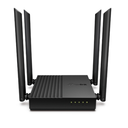 Picture of TP-LINK (Archer C64), AC1200 (867+400) Wireless Dual Band GB Cable Router, 4-Port, MU-MIMO, Access Point Mode