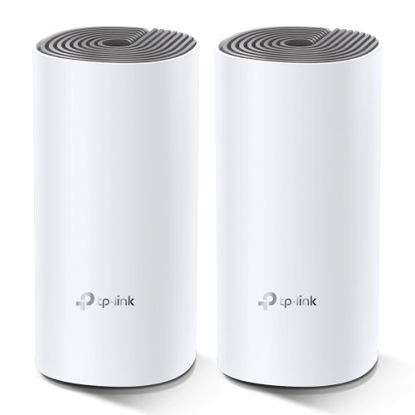 Picture of TP-LINK (DECO E4) Whole-Home Mesh Wi-Fi System, 2 Pack, Dual Band AC1200, 2 x LAN on each Unit