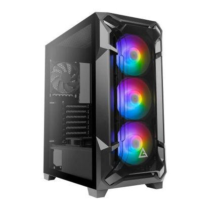 Picture of Antec DF600 FLUX RGB Gaming Case w/ Tempered Glass Window, ATX, 5 x Fans (3 Front ARGB), Advanced Ventilation