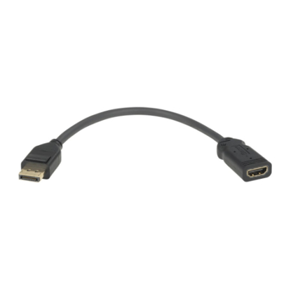 Picture of Jedel DisplayPort Male to HDMI Female Converter Cable, Black