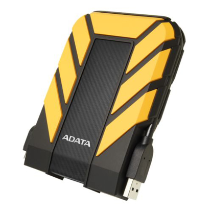 Picture of ADATA 1TB HD710 Pro Rugged External Hard Drive, 2.5", USB 3.1, IP68 Water/Dust Proof, Shock Proof, Yellow