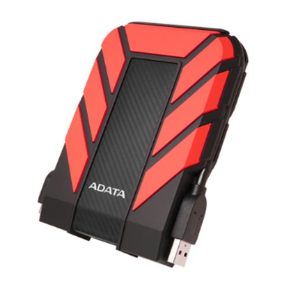 Picture of ADATA 2TB HD710 Pro Rugged External Hard Drive, 2.5", USB 3.1, IP68 Water/Dust Proof, Shock Proof, Red