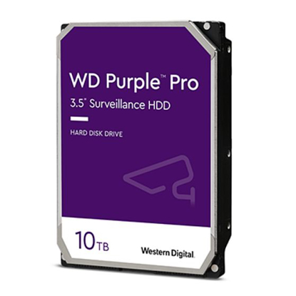 Picture of WD 3.5", 10TB, SATA3, Purple Pro Surveillance Hard Drive, 7200RPM, 256MB Cache, OEM