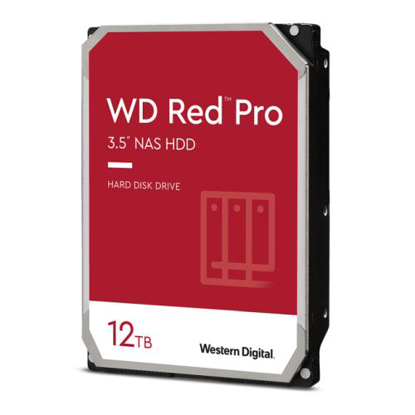 Picture of WD 3.5", 12TB, SATA3, Red Pro Series NAS Hard Drive, 7200RPM, 256MB Cache, OEM
