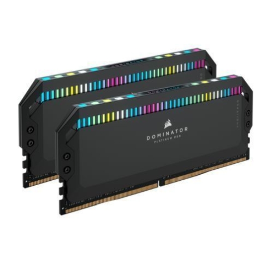 Picture of Corsair Dominator Platinum RGB 64GB Kit (2 x 32GB), DDR5, 5200MHz (PC5-41600), CL40, 1.25V, XMP 3.0, PMIC, AMD Optimised, DIMM Memory