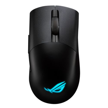 Picture of Asus ROG Keris AimPoint Wired/Wireless/Bluetooth Optical Gaming Mouse, 36000 DPI, Swappable Switches, RGB, Mouse Grip Tape