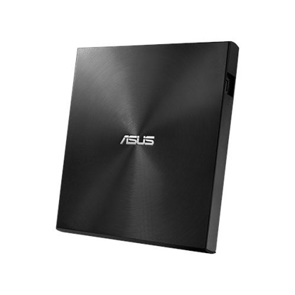 Picture of Asus (ZenDrive U9M) External Slimline DVD Re-Writer, USB-A / USB-C, 8x,  M-Disc Support, Cyberlink Power2Go 8, Black