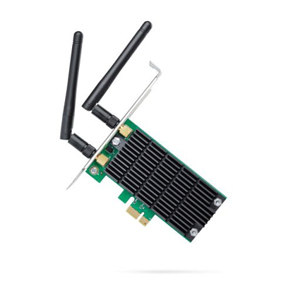 Picture of TP-LINK (Archer T4E) AC1200 (300+867) Wireless Dual Band PCI Express Adapter, 2 x External Antenna