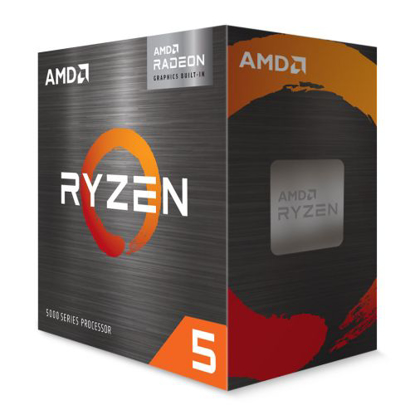Picture of AMD Ryzen 5 5600G CPU with Wraith Stealth Cooler, AM4, 3.9GHz (4.4 Turbo), 6-Core, 65W, 19MB Cache, 7nm, 5th Gen, Radeon Graphics