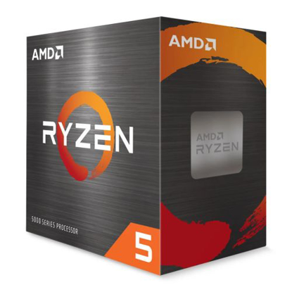 Picture of AMD Ryzen 5 5600X CPU with Wraith Stealth Cooler, AM4, 3.7GHz (4.6 Turbo), 6-Core, 65W, 35MB Cache, 7nm, 5th Gen, No Graphics