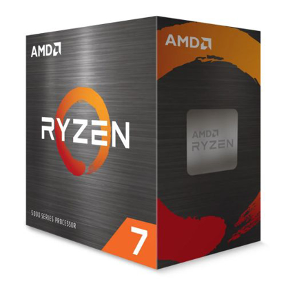 Picture of AMD Ryzen 7 5800X CPU, AM4, 3.8GHz (4.7 Turbo), 8-Core, 105W, 36MB Cache, 7nm, 5th Gen, No Graphics, NO HEATSINK/FAN