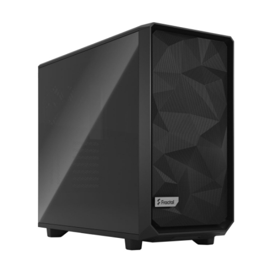 Picture of Fractal Design Meshify 2 (Black TG) Gaming Case w/ Dark Tint Glass Window, E-ATX, Angular Mesh Front, 3 Fans, Fan Hub, Detachable Front Filter, USB-C