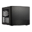 Picture of Fractal Design Node 804 (Black) Cube Case w/ Clear Window, Micro ATX, Brushed Al. Front, Optical Drive Option, 280mm Watercooling, 3 Fans, Fan Controller