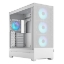Picture of Fractal Design Pop XL Air RGB (White TG) Gaming Case w/ Clear Glass Window, E-ATX, Hexagonal Mesh Front, 4 RGB Fans & RGB Controller