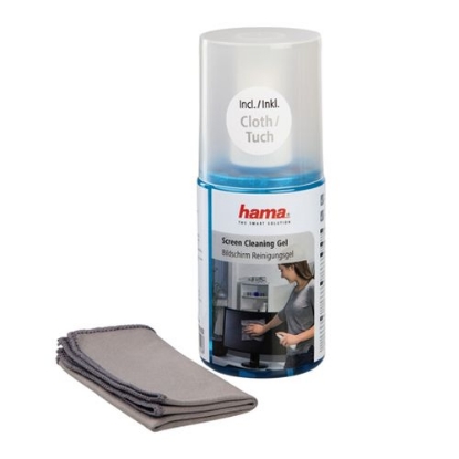 Picture of Hama Screen Cleaning Gel, 200ml, Microfibre Cloth Included