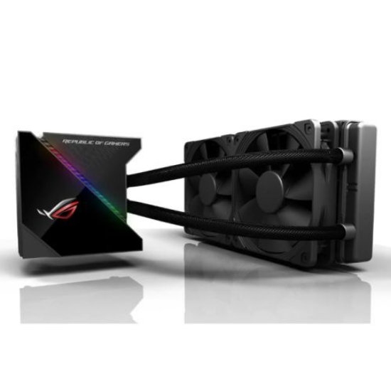 Picture of Asus ROG Ryujin 240mm Liquid CPU Cooler, 2 x 12cm Noctua Industrial PPC PWM Fans, Full Colour OLED Display, RGB