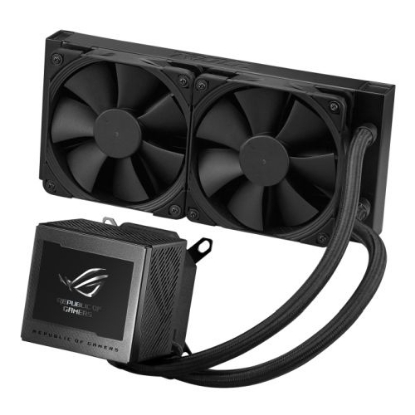 Picture of Asus ROG Ryujin III 240mm Liquid CPU Cooler, 2x 12cm PWM Noctua Fans, Full Colour Customisable LCD Display
