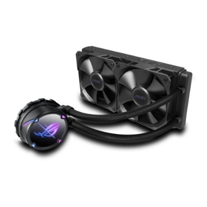 Picture of Asus ROG STRIX LC II 240 Liquid CPU Cooler, 240mm, 2 x PWM Fans, ARGB Pump Cover