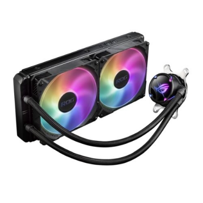 Picture of Asus ROG STRIX LC II 280 ARGB Liquid CPU Cooler, 280mm, 7th Gen Asetek Pump, 2 x ARGB PWM Fans & ARGB Pump Cover