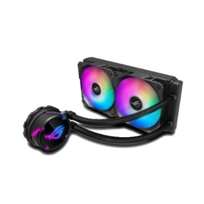 Picture of Asus ROG STRIX LC240 RGB 240mm Liquid CPU Cooler, Addressable RGB, 2 x PWM Fan, Black