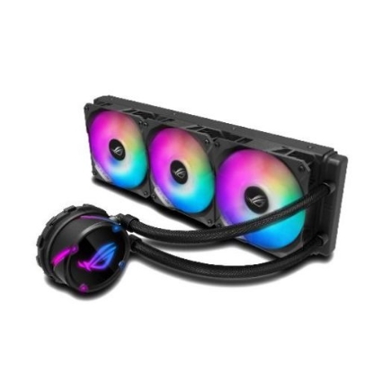 Picture of Asus ROG STRIX LC360 RGB 360mm Liquid CPU Cooler, 3 x Addressable RGB PWM Fans, Black