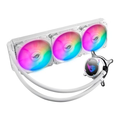 Picture of Asus ROG STRIX LC360 RGB 360mm Liquid CPU Cooler, 3 x Addressable RGB PWM Fans, White