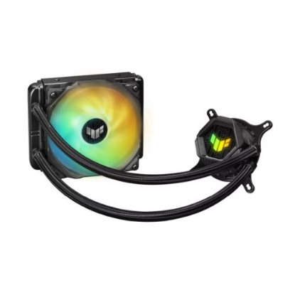 Picture of Asus TUF Gaming LC120 ARGB Liquid CPU Cooler, 120mm Radiator, ARGB Pump Head, 1 x ARGB PWM Fan