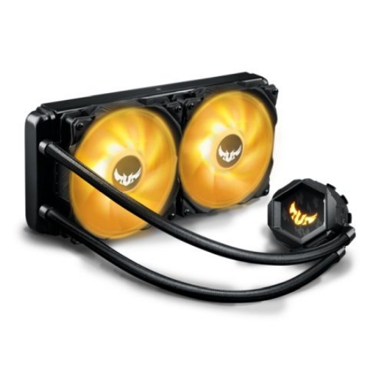 Picture of Asus TUF GAMING LC240 RGB Liquid CPU Cooler, TUF Durability & Style, 2 x RGB PWM Fan