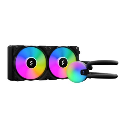 Picture of Fractal Design Lumen S24 V2 240mm ARGB Liquid CPU Cooler, ARGB Pump, 2x Aspect 12 RGB PWM Fans