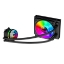 Picture of GameMax Iceburg 120mm ARGB Liquid CPU Cooler, 12cm ARGB PWM Fan, Infinity Mirror RGB Rotatable Pump Head, Black