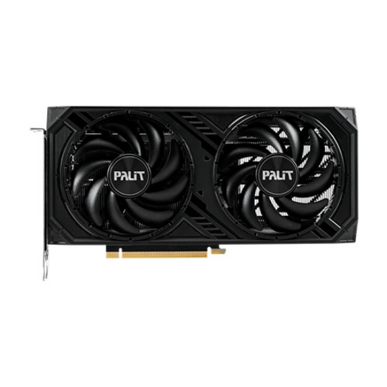 Picture of Palit RTX4060 Ti DUAL OC, PCIe4, 8GB DDR6, HDMI, 3 DP, 2685MHz Clock, RGB Lighting, Overclocked