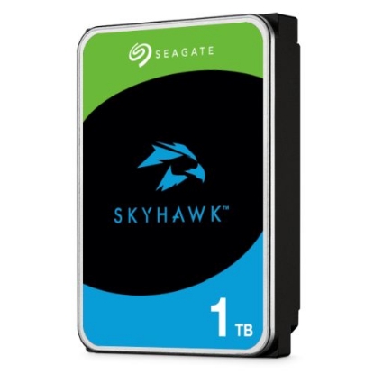 Picture of Seagate 3.5", 1TB, SATA3, SkyHawk Surveillance Hard Drive, 256MB Cache, 8 Drive Bays Supported, 24/7, CMR, OEM
