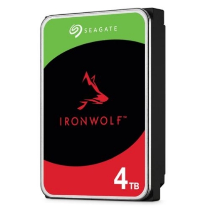 Picture of Seagate 3.5", 4TB, SATA3, IronWolf NAS Hard Drive, 5400RPM, 256MB Cache, 8 Drive Bays Supported, OEM