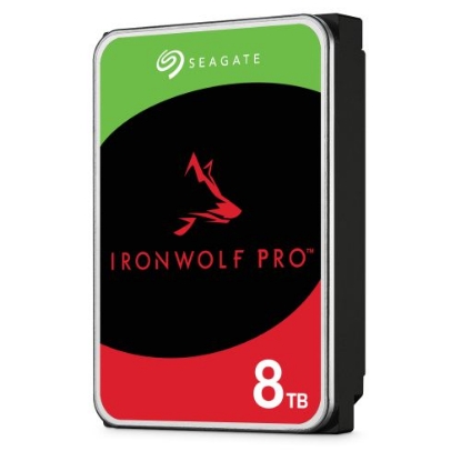 Picture of Seagate 3.5", 8TB, SATA3, IronWolf Pro NAS Hard Drive, 7200RPM, 256MB Cache, CMR, OEM
