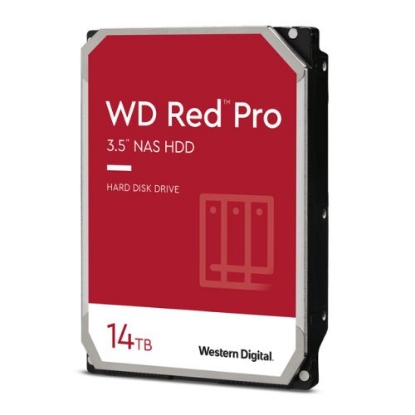 Picture of WD 3.5", 14TB, SATA3, Red Pro Series NAS Hard Drive, 7200RPM, 512MB Cache, OEM