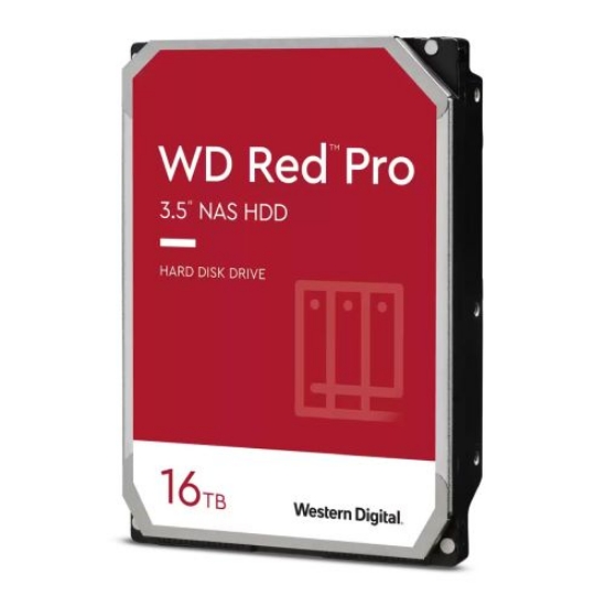 Picture of WD 3.5", 16TB, SATA3, Red Pro Series NAS Hard Drive, 7200RPM, 512MB Cache, OEM