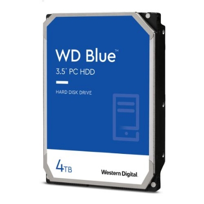 Picture of WD 3.5", 4TB, SATA3, Blue Series Hard Drive, 5400RPM, 256MB Cache, OEM