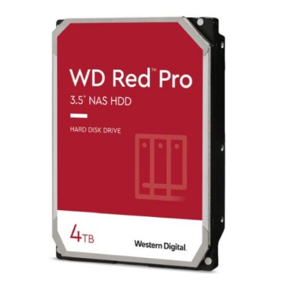 Picture of WD 3.5", 4TB, SATA3, Red Pro Series NAS Hard Drive, 7200RPM, 256MB Cache, OEM