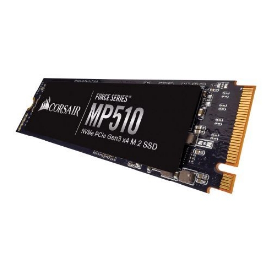 Picture of Corsair 4TB Force Series MP510, M.2 NVMe SSD, M.2 2280, PCIe, 3D NAND, R/W 3480/3000 MB/s, 580K/680K IOPS