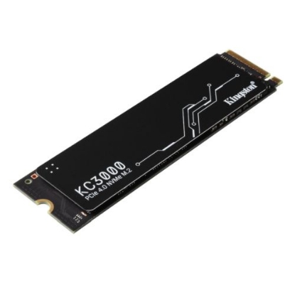 Picture of Kingston 512GB KC3000 M.2 NVMe SSD, M.2 2280, PCIe4, 3D TLC NAND, R/W 7000/3900 MB/s, 450K/900K IOPS, Aluminium Heatspreader